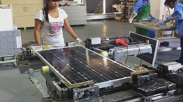 Some manufacturing processes of the solar panels could involve harmful emissions.