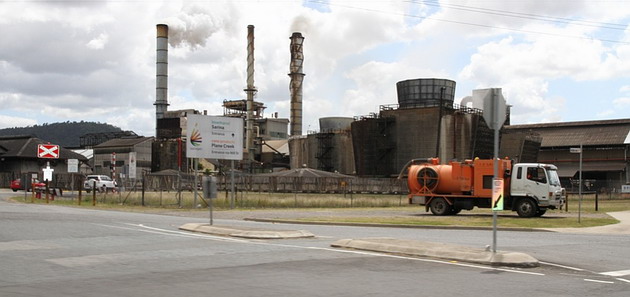 factory producing ethanol from sugar cane