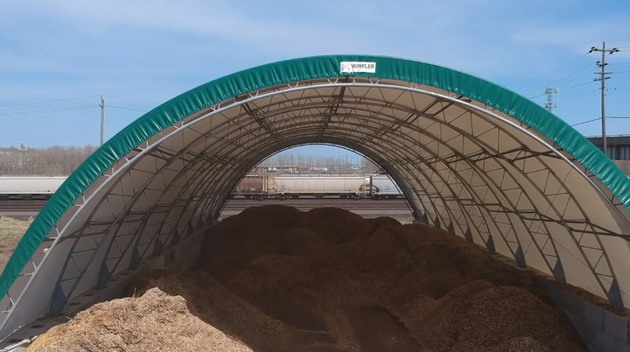 Seasoning wood chips