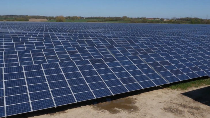solar farm in the UK