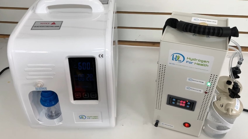 Hydrogen breathing machine