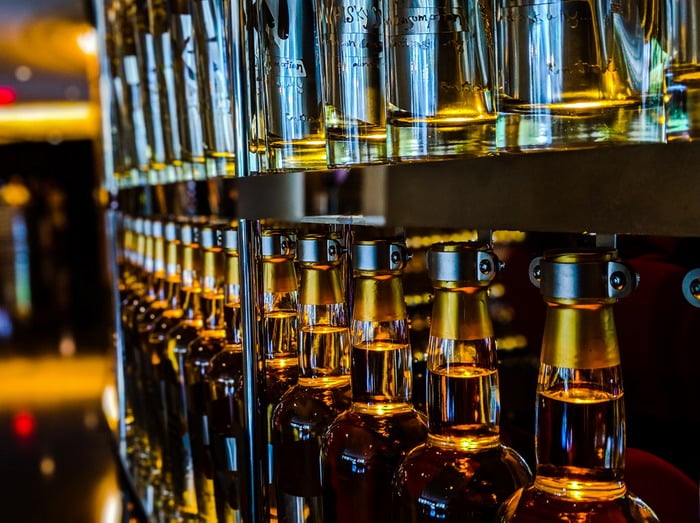 Ethanol can be found in several alcoholic beverages