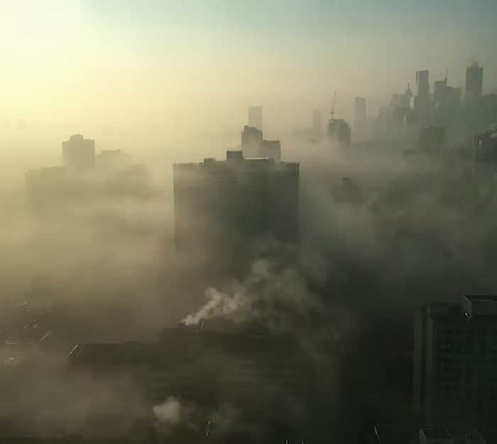 Air pollution in the city