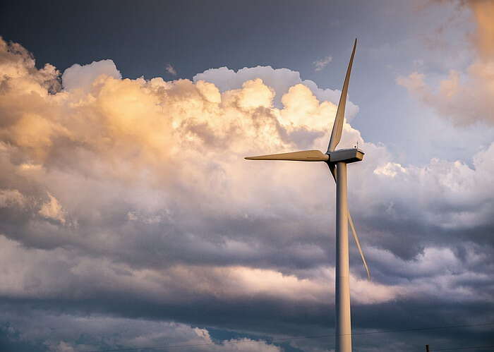 Wind turbines are designed to stop in strong winds to protect their structure