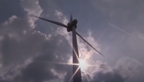 Offshore wind turbines in the North Sea